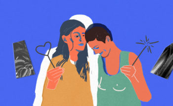 Jazmín Elizondo y Laura Flores-Estrada ilustración para Radio Ambulante